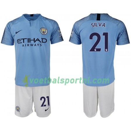 Manchester City SILVA 21 Kind Thuis Tenue 2018-19